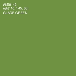 #6E9142 - Glade Green Color Image